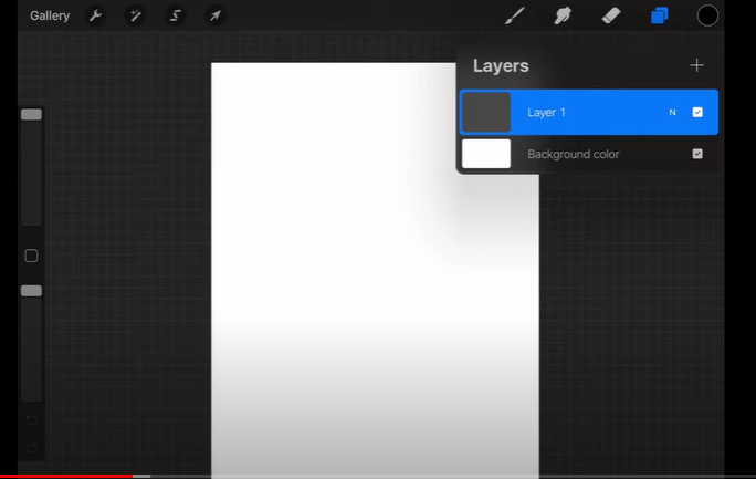 Layers function in Procreate app