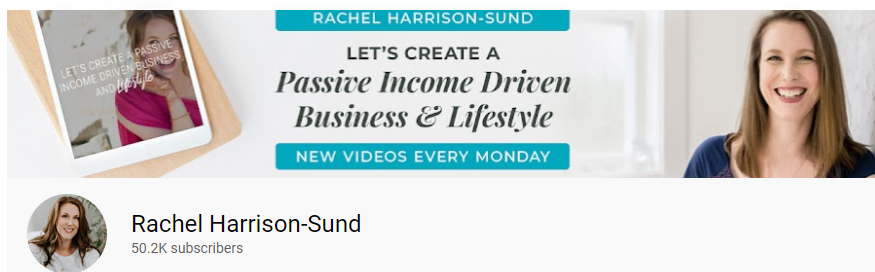 rachel harrison-sund YouTube header