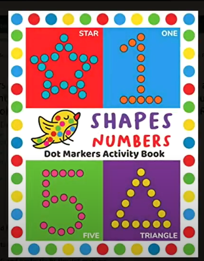 dot marker activity book image